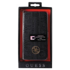 Guess Universalus dėklas GUBKLHEBK 4,6 - 5,2 juodas 4G Heritage max 14,5x7,5cm