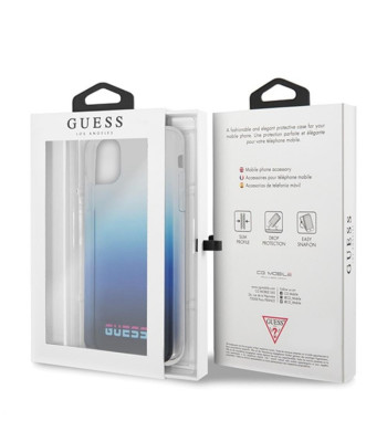 Guess dėklas skirtas iPhone 11 Pro Max GUHCN65DGCNA mėlynas kietas dėklas California