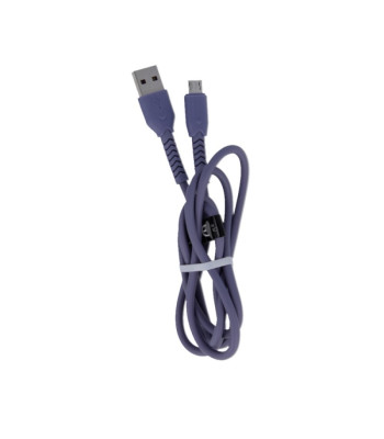 Maxlife MXUC-04 kabelis USB - microUSB 1,0 m 3A violetinis