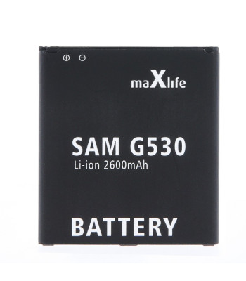 Maxlife baterija, skirta Samsung Galaxy Grand Prime G530 / J3 2016 / J5 J500 / EB-BG530BBE 2600mAh