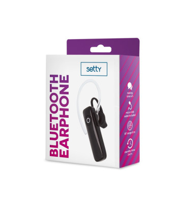 Setty Bluetooth ausinės SBT-01 juodos