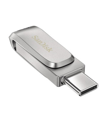 SanDisk 128 GB USB-C Ultra Dual Drive Luxe 150 MB/s visiškai metalinis