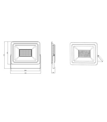 Darbinis žibintas LED 1x100W 4500K su trikoju Forever Light