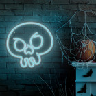 Neoninis PLEXI LED GRAFFITI SKULL turkio spalvos FPNE15 Forever Light