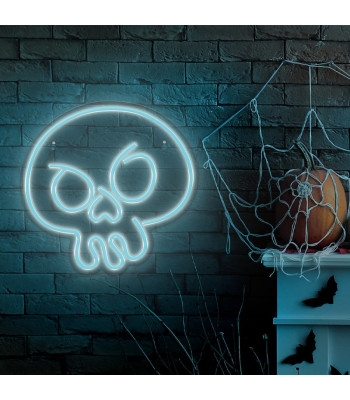 Neoninis PLEXI LED GRAFFITI SKULL turkio spalvos FPNE15 Forever Light