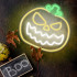 Neoninis PLEXI LED ANGRY PUMPKIN geltonas baltas FPNE14 Forever Light