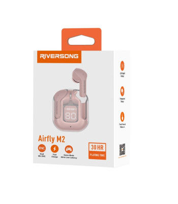 Riversong Bluetooth ausinės AirFly M2 TWS roþinė EA233