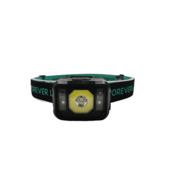 LED priekinis žibintas Senso XP-E 3W + COB 3W su jutikliu 270lm 1200mAh Li-Pol Forever Light