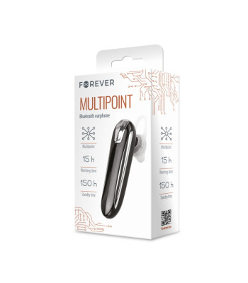 Forever bluetooth ausinės FBE-01 juodos