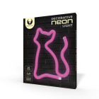 Neoninė LED lemputė CAT rožinė Bat + USB FLNEO4 Forever Light