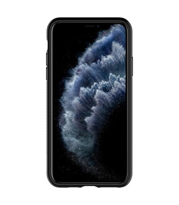 Spigen Liquid Air dėklas, skirtas iPhone 11 Pro matinės juodos spalvos