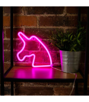 Neoninis LED apšvietimas UNICORN rožinis Bat + USB FLNEO1 Forever Light