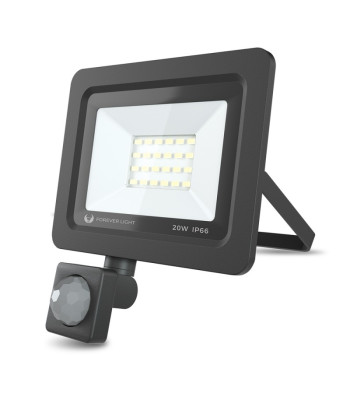 Prožektorius LED PROXIM II 20W |6000K| PIR IP66 Forever Light