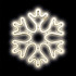 Neoninis LED CHRISTMAS SNOWFLAKE baltas Šikšnosparnis + USB FLNE20 Forever Light