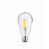 LED lemputė E27 ST64 4W 230V 2700K 470lm COG skaidrus Forever Light