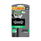 Wilkinson Sword Vienkartinis skustuvas vyrams Xtreme 3 Black Edition Comfort 3+1 vnt.