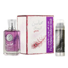 Lattafa Mahasin Crystal Violet - EDP 100 ml + dezodorantas purškiklis Najdia 50 ml