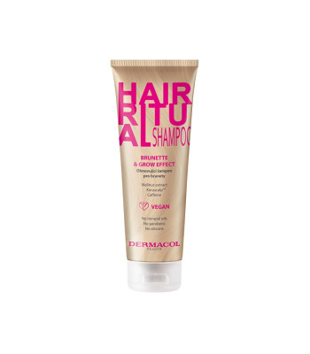 Dermacol "Hair Ritual" atnaujinamasis šampūnas (Brunette - Grow Effect Shampoo) 250 ml