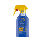 Nivea Drėkinamasis purškalas įdegiui su pompa SPF 50+ Sun (Protect - Moisture Spray) 270 ml
