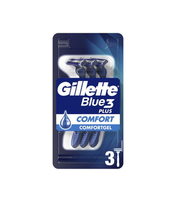 Gillette Vienkartiniai skustuvai Blue 3 Comfort 3 vnt.