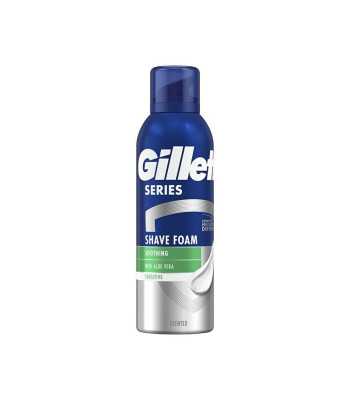 Gillette Raminančios skutimosi putos Series Sensitiv e Aloe Vera (Raminančios skutimosi putos) 200 ml