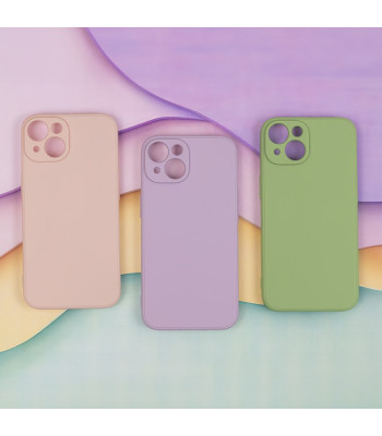 Matinis TPU dėklas "Xiaomi Redmi A1" / "Redmi A2" šviesiai rožinės spalvos