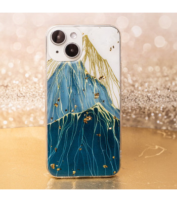 Auksinis "Gold Glam" dėklas "Samsung Galaxy A05S Mountain