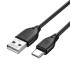 WIWU kabelis Pioneer Wi-C001 USB - USB-C 2,4A 1,0 m juodas