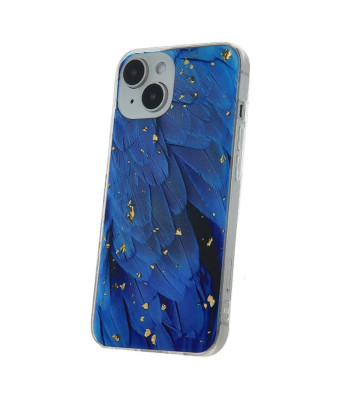 Auksinis "Gold Glam" dėklas, skirtas "Samsung Galaxy S23 FE Blue