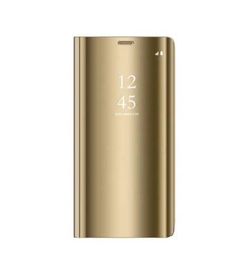 Smart Clear View dėklas for Samsung Galaxy A05S gold