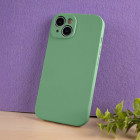 Solid Silicon dėklas for Samsung Galaxy S22 light green