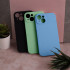 Solid Silicon dėklas for iPhone 11 light green