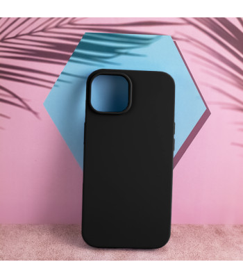 Solid Silicon dėklas Silicon for iPhone X / XS black