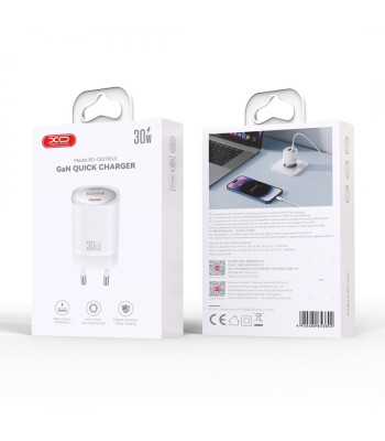 XO wall įkroviklis CE21 PD 33W 1x USB-C 1x USB white