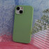 Solid Silicon dėklas for iPhone 15 6,1 light green