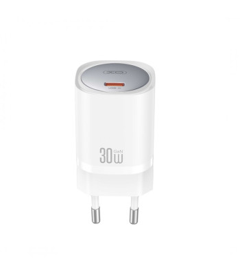 XO wall įkroviklis CE20 PD 30W 1x USB-C white + cable USB-C - USB-C