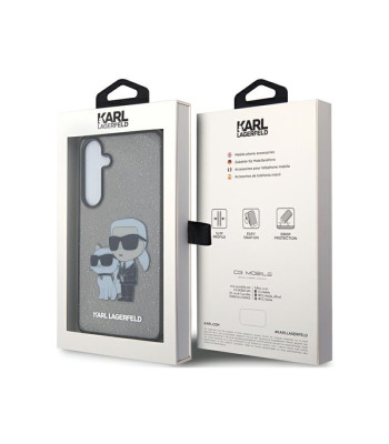 Karl Lagerfeld dėklas for Samsung Galaxy S24+ KLHCS24MHNKCTGK black HC IML GLIT NFT K-C