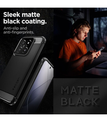 Spigen Rugged Armor dėklas for Xiaomi 14 matte black