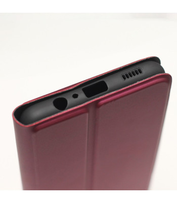 Išmanusis minkštas dėklas Motorola Moto G84 burgundy