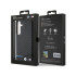 BMW dėklas for Samsung Galaxy S24+ black Leather automobilinisbon