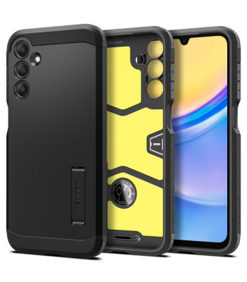 Spigen Rugged Armor dėklas for Samsung Galaxy A15 4G / 5G black