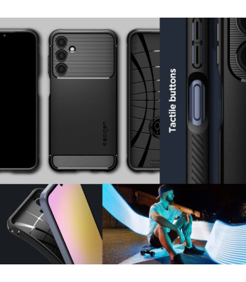 Spigen Rugged Armor dėklas for Samsung Galaxy A25 5G matte black