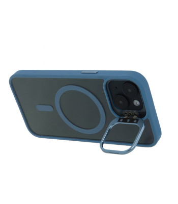 Extra Lens Mag dėklas for iPhone 15 Pro 6,1 light blue