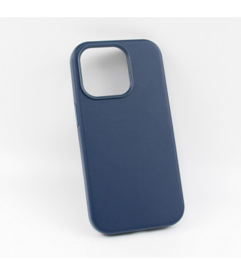 Mag Leather dėklas for do iPhone 14 Pro Max 6,7 dark blue