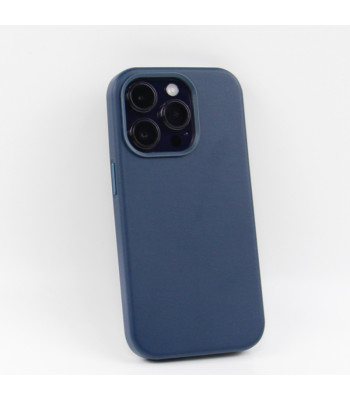 Mag Leather dėklas for do iPhone 13 Pro Max 6,7 dark blue