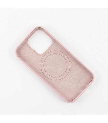 Mag Leather dėklas for do iPhone 14 Pro 6,1 light pink