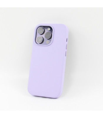 Mag Leather dėklas for do iPhone 14 Pro 6,1 purple