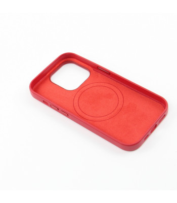 Mag Leather dėklas for do iPhone 13 Pro 6,1 red