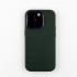 Mag Leather dėklas for do iPhone 15 Plus 6,7 dark green