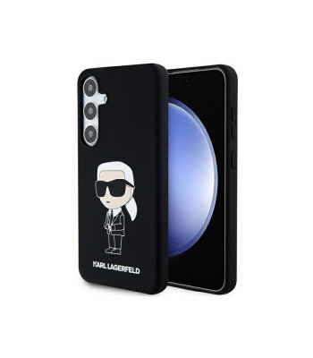 Karl Lagerfeld dėklas for Samsung Galaxy S24 Plus KLHCS24MSNIKBCK black HC SILICONE NFT IKONIK